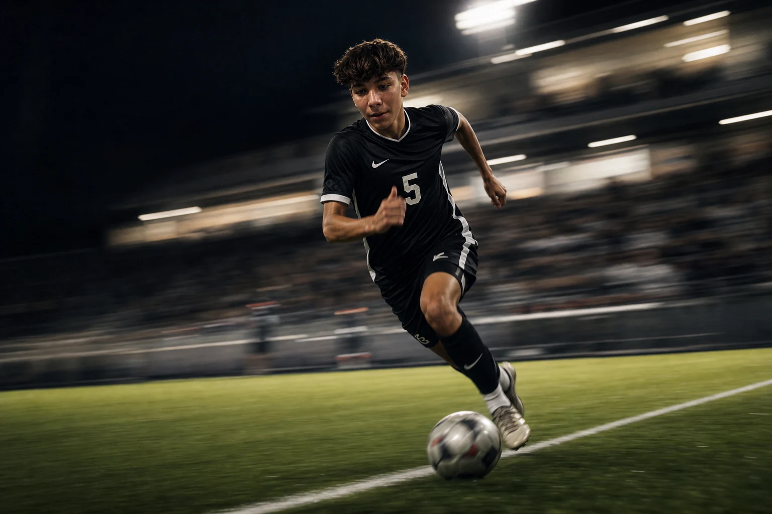 Carrying the ball out of the back